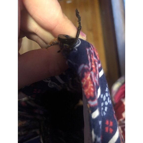 New York & Company Tassel Accent Paisley Romper - Picture 3 of 3